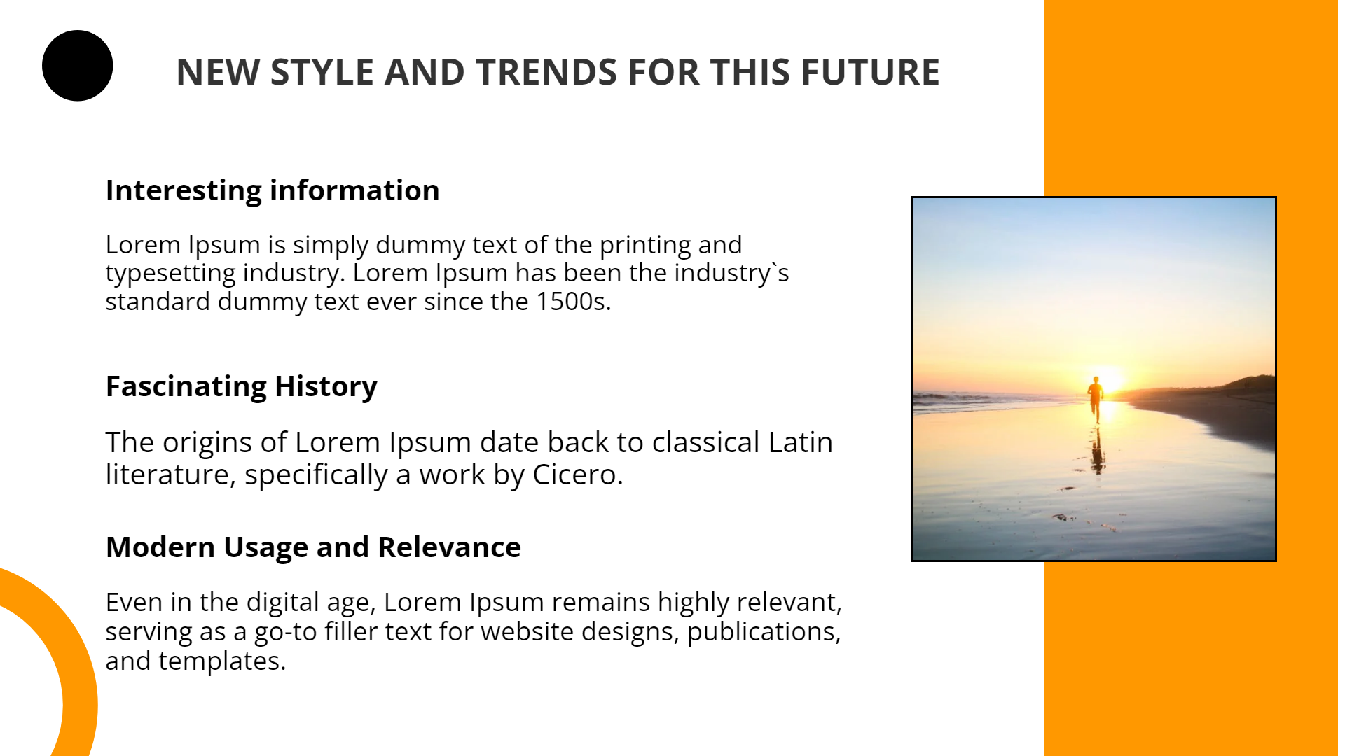 Content_With_Image modern presentation template - professional slide design preview