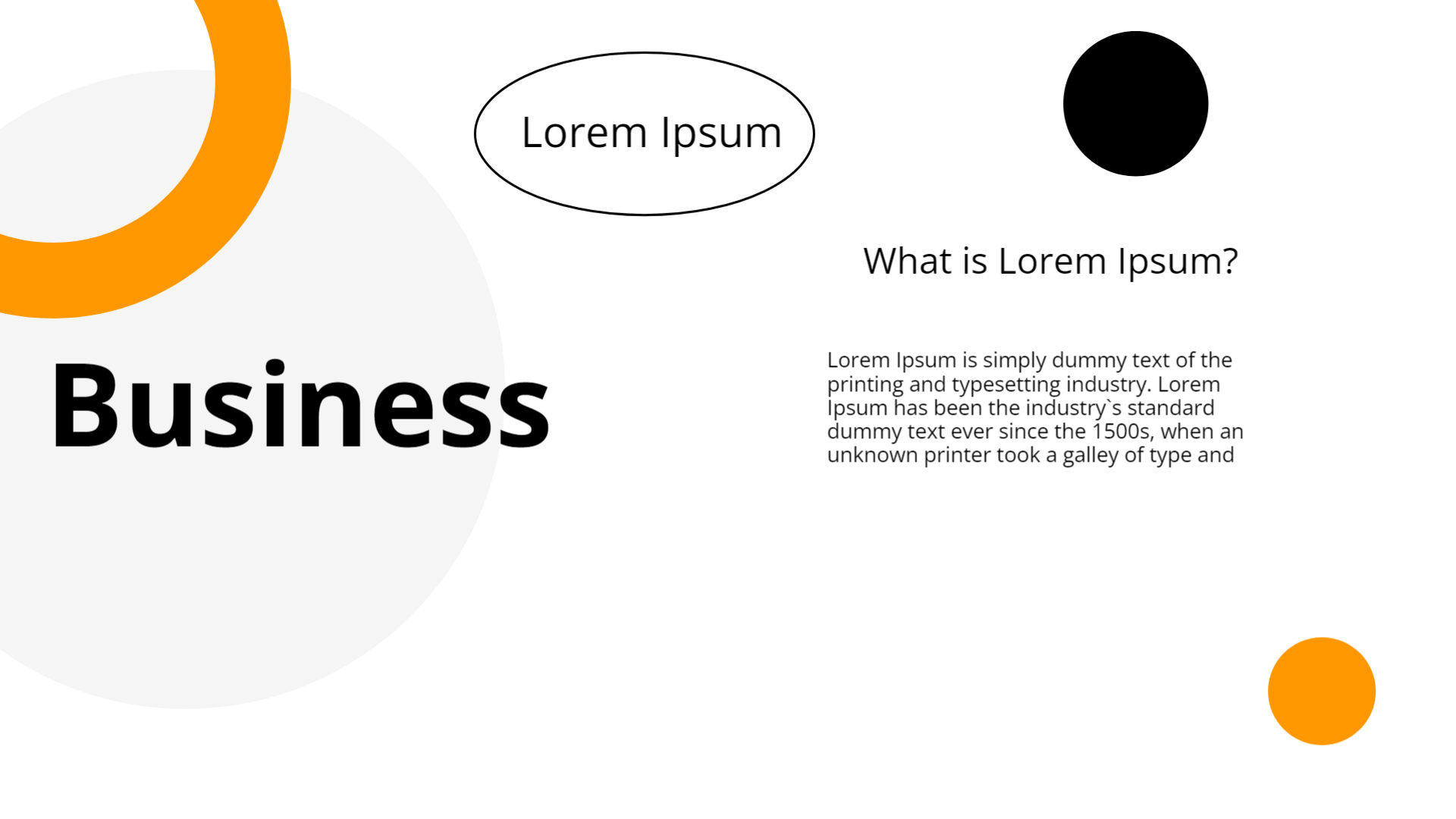 Question_Answer_Layout modern presentation template - professional slide design preview