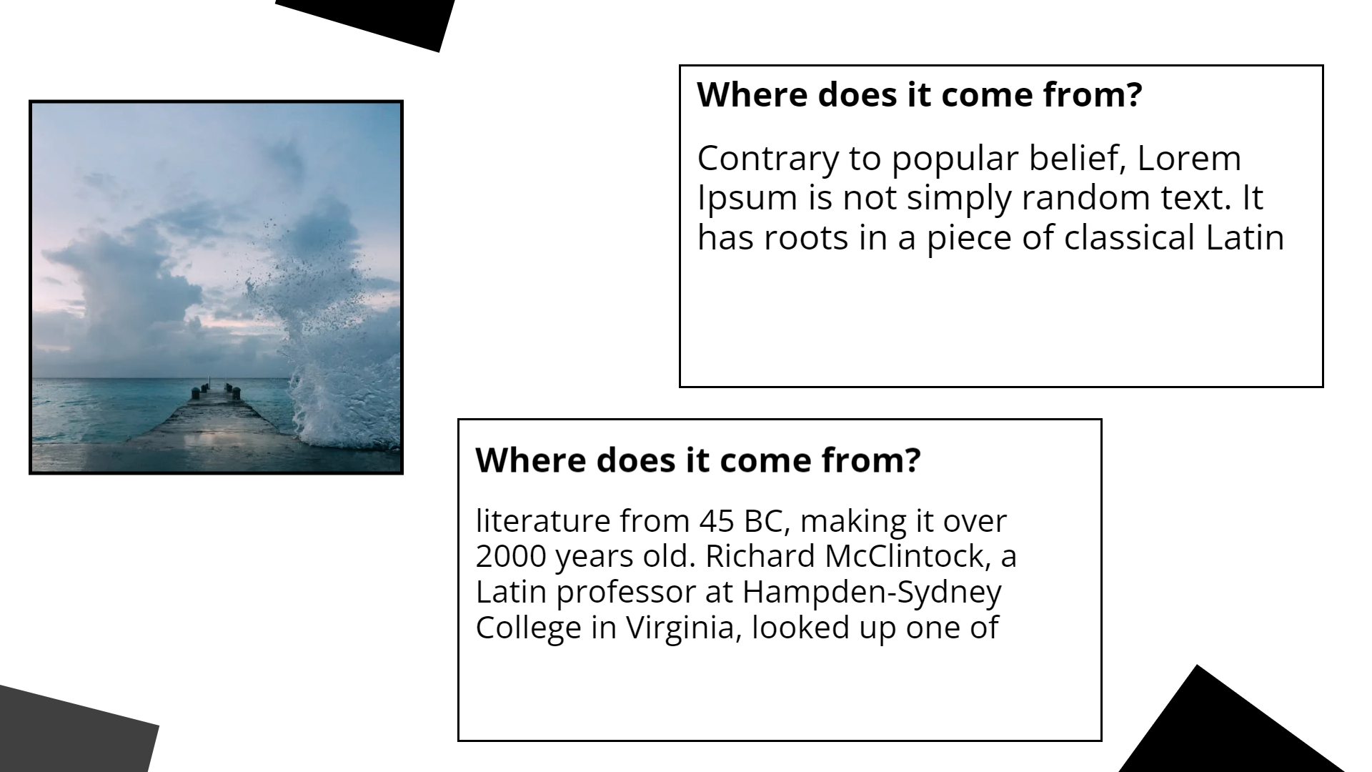 Split_Content_Layout default presentation template - professional slide design preview