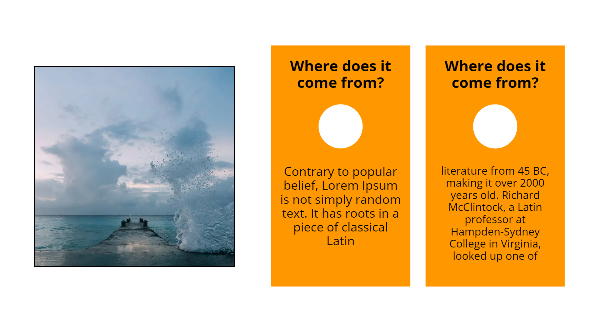 Split_Content_Layout modern presentation template - professional slide design preview